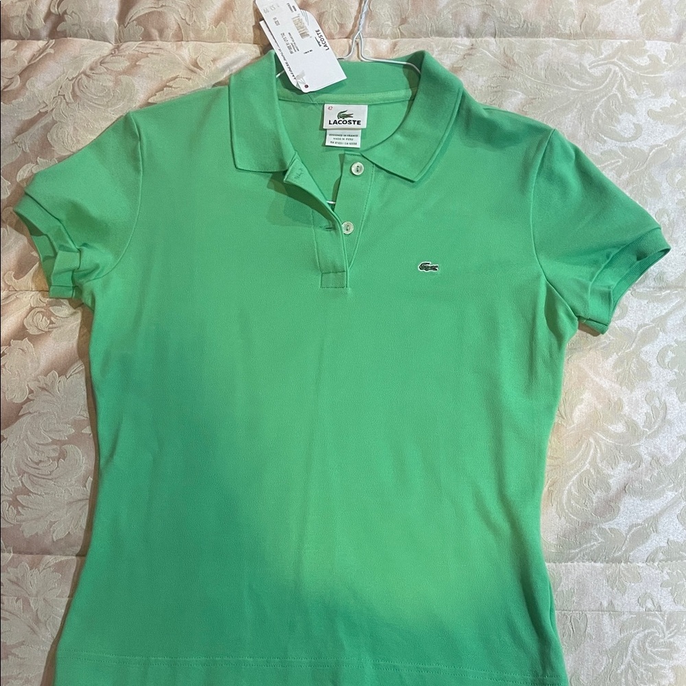 Lacoste Vibrant Green Polo Tee